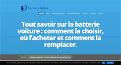 Desktop Screenshot of batterievoiturepro.com